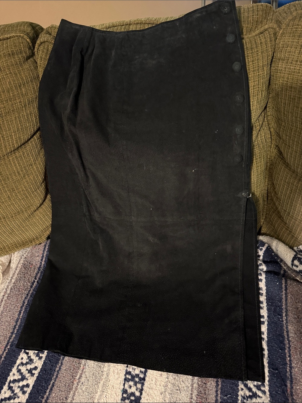 Black woman’s Leather Skirt
